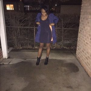 Navy Blue Bomber Jacket! Dress up or dress down! ✨